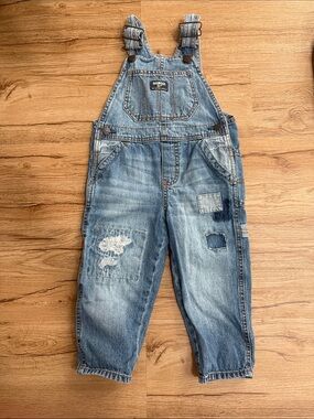 OshKosh B'gosh Light Blue Denim Kids Overalls